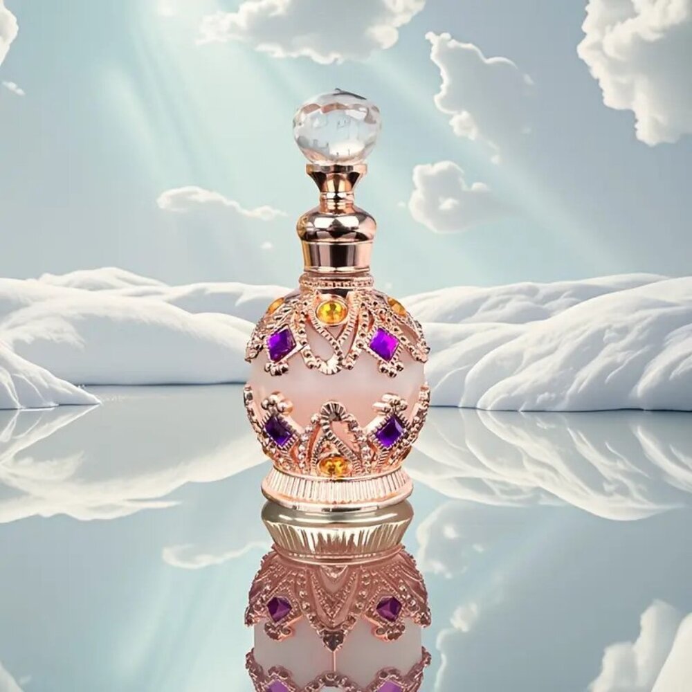 1pc.  Exquisite & Unique Vintage Oil Perfume Bottle.